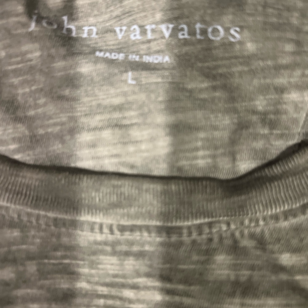 John Varvatos Sage Peace Symbol Tee trendy cool rebel but not trying too hard - Picture 2 of 3